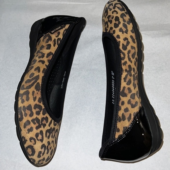 EMILIE - Mephisto | Online Store - World Mephisto Emilie Flat brown leopard print leather ballerina‎ flats Sz 6 new